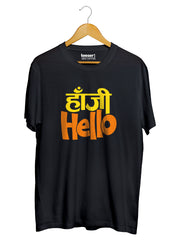 Han ji Hello Regular Fit T-Shirt