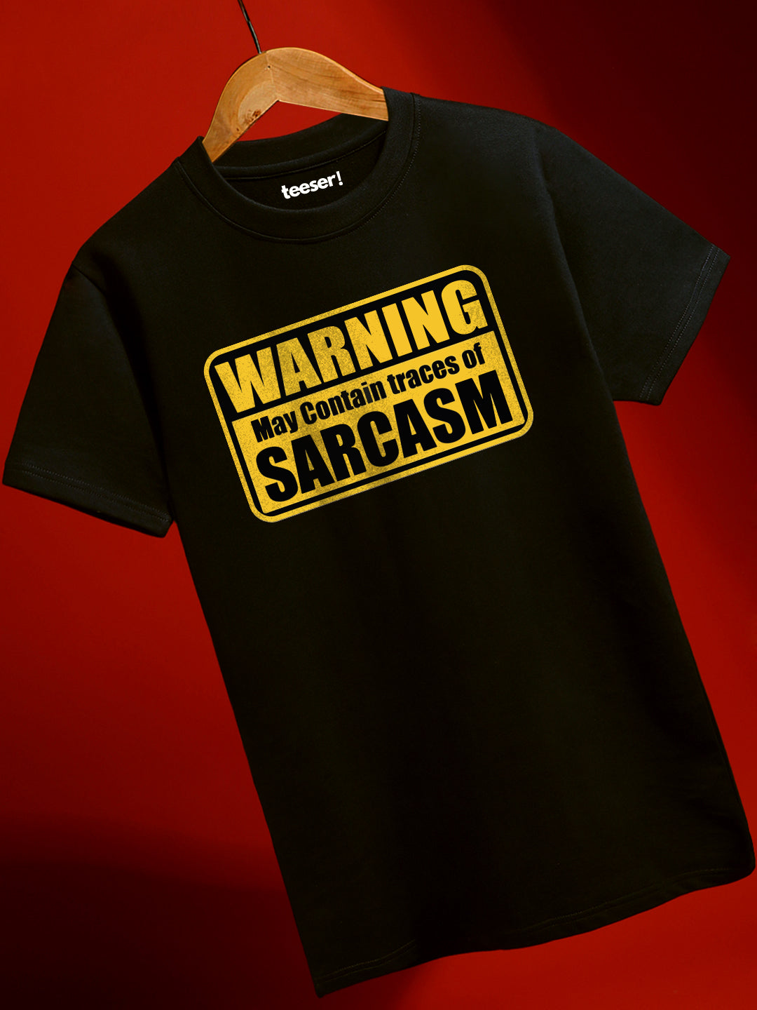 Warning Sarcasm Regular Fit T-Shirt