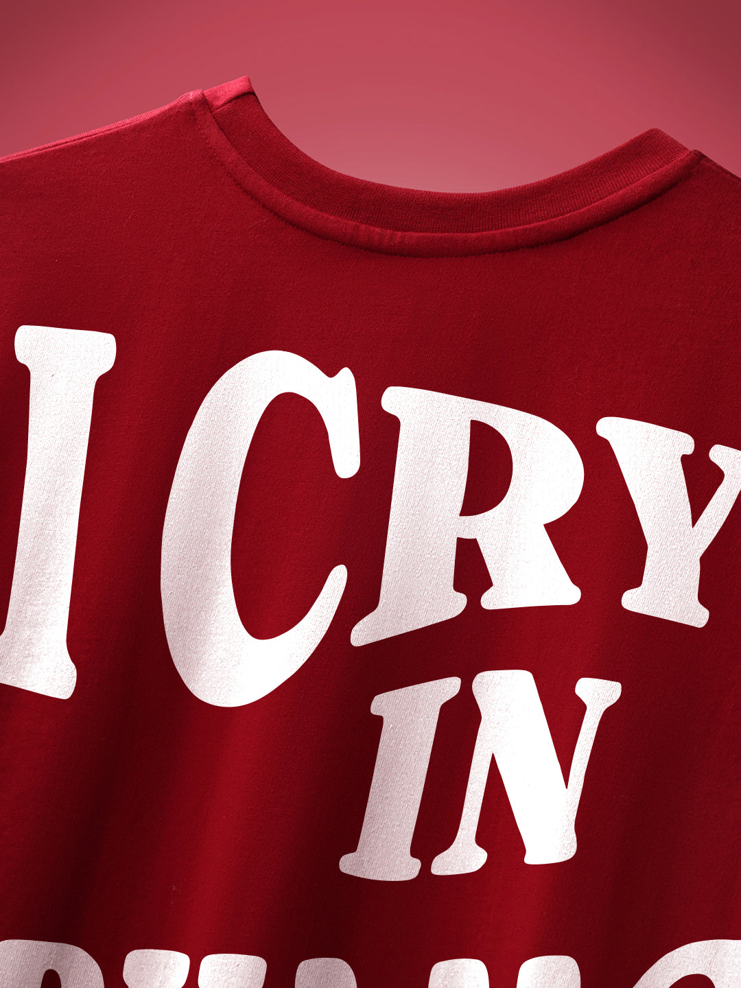 I Cry in Dirhams Oversized T-Shirt