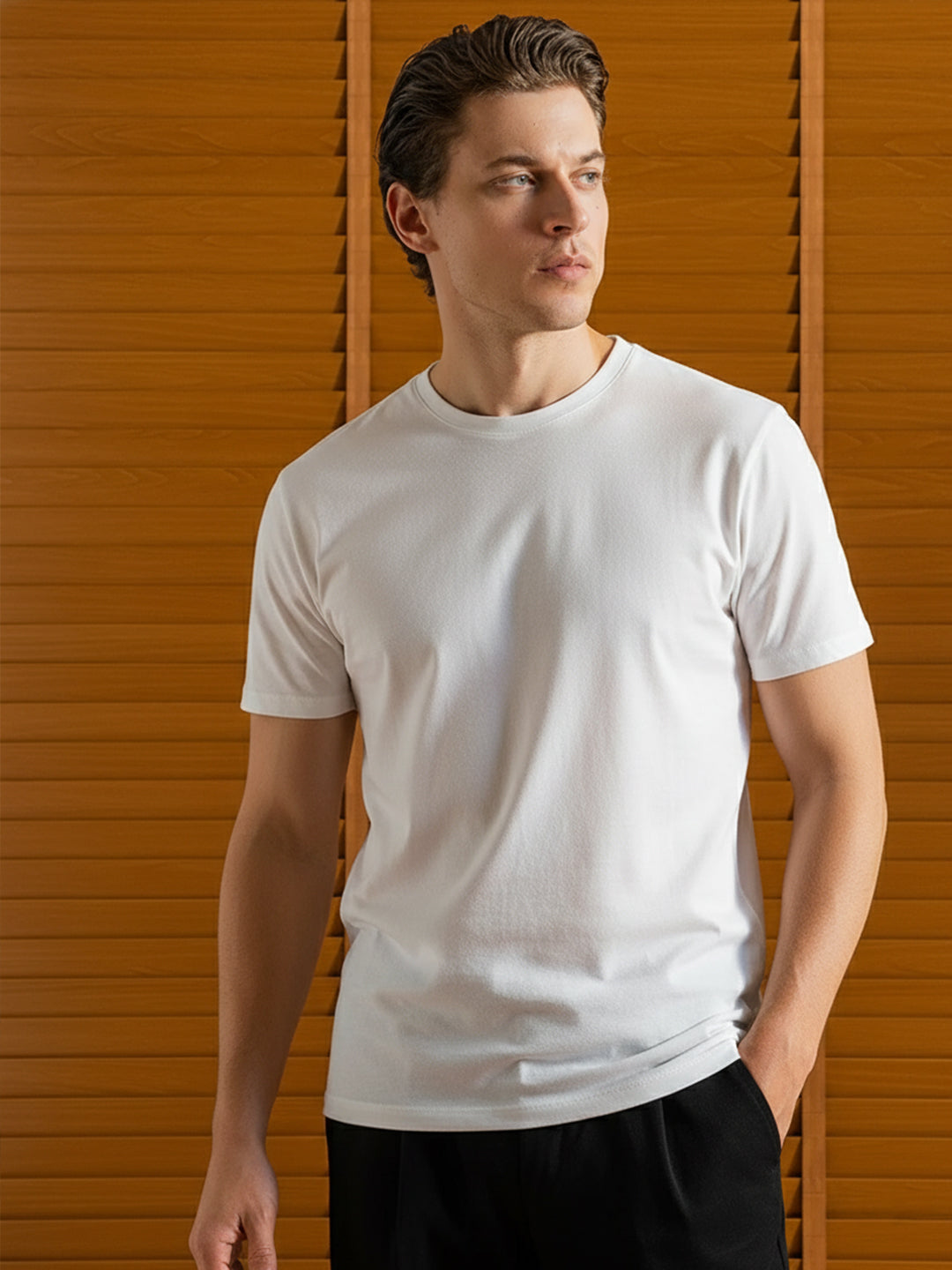 Classic White Regular Fit T-Shirt