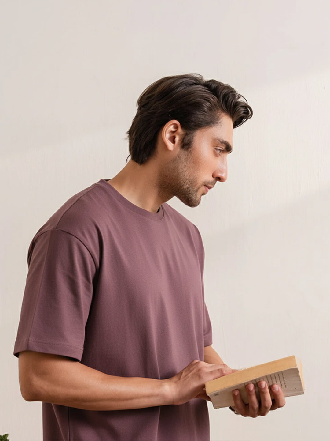 Classic Plum Oversize T-Shirt