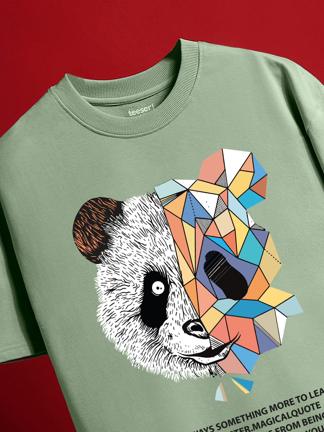 Savage Panda Oversized Fit T-Shirt