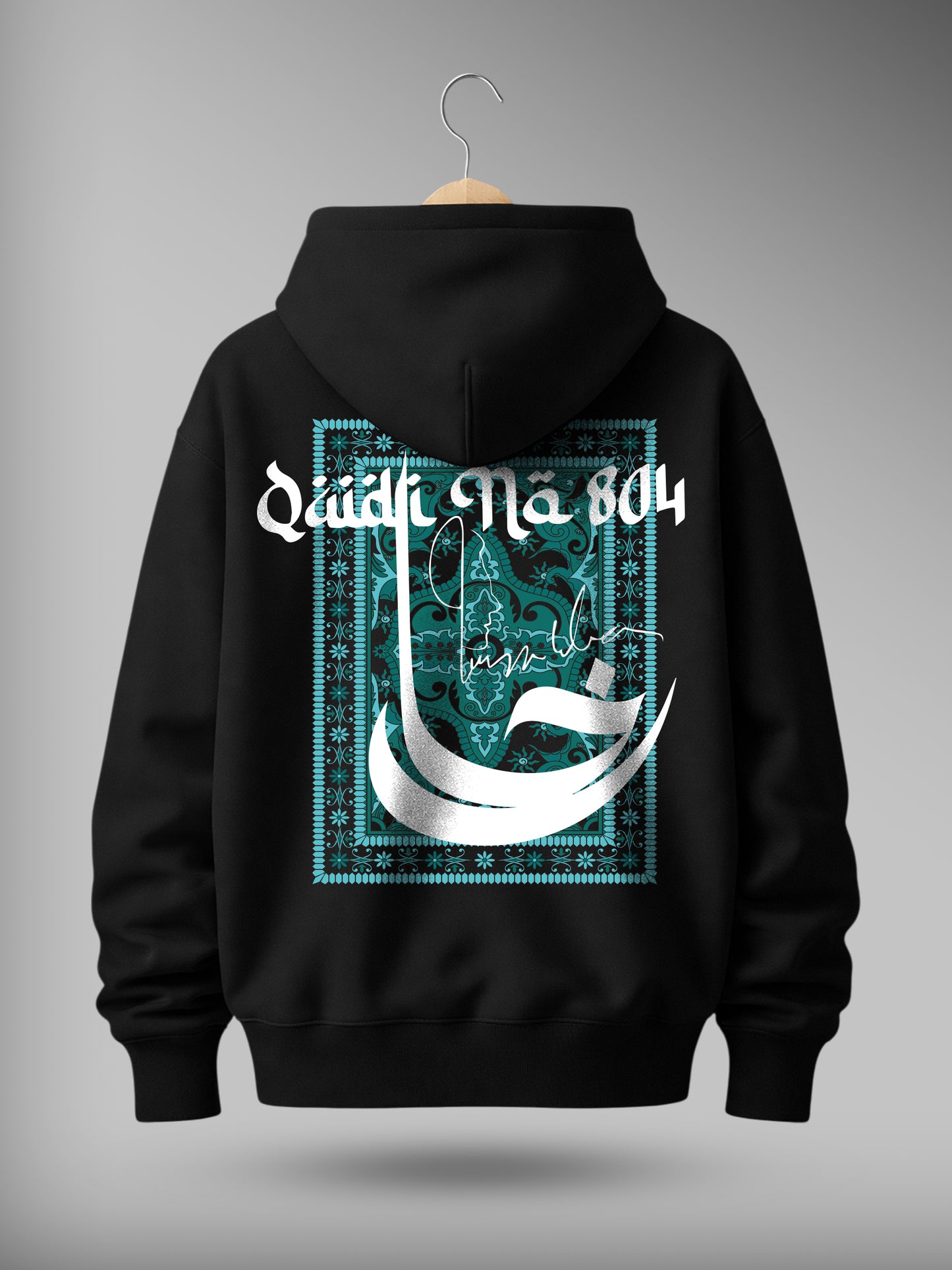 Qaidi No 804 Drop Shoulder Graphic Hoodie