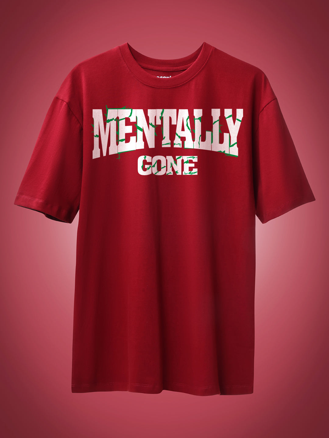 Mentally Gone Oversized Fit T-Shirt