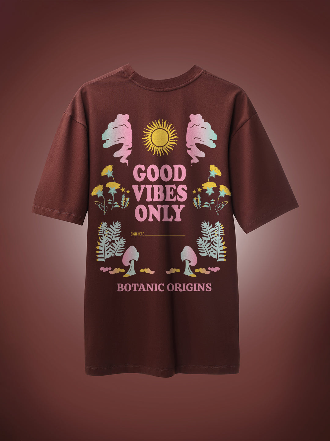 Good Vibes Only Oversized T-Shirt