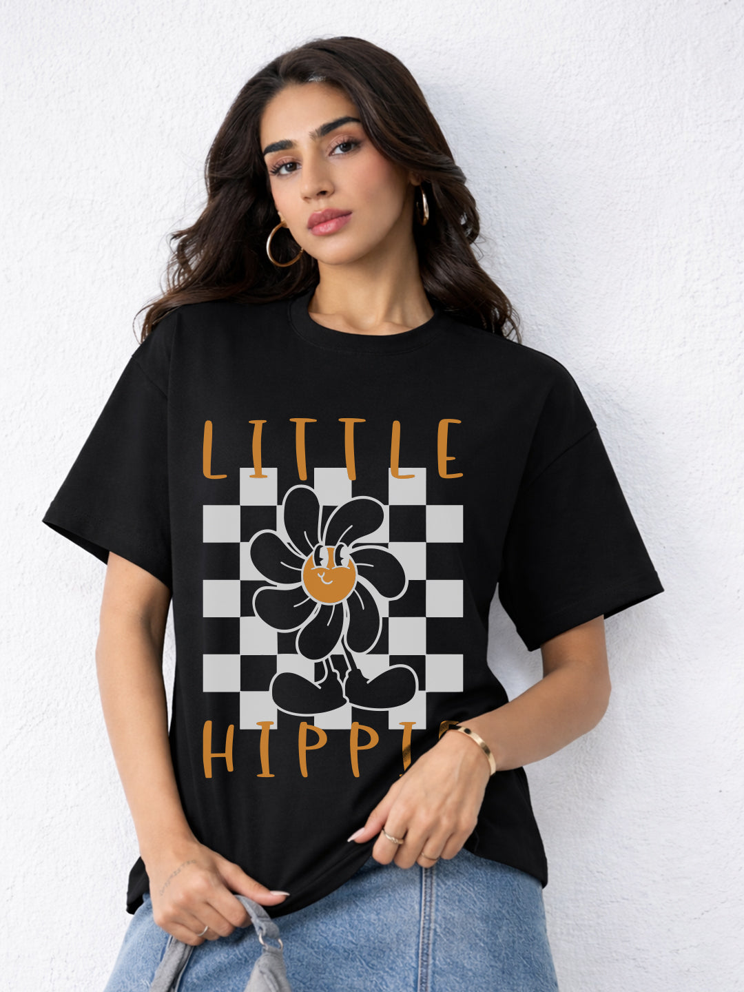 Little Hippie Oversized T-Shirt For Women