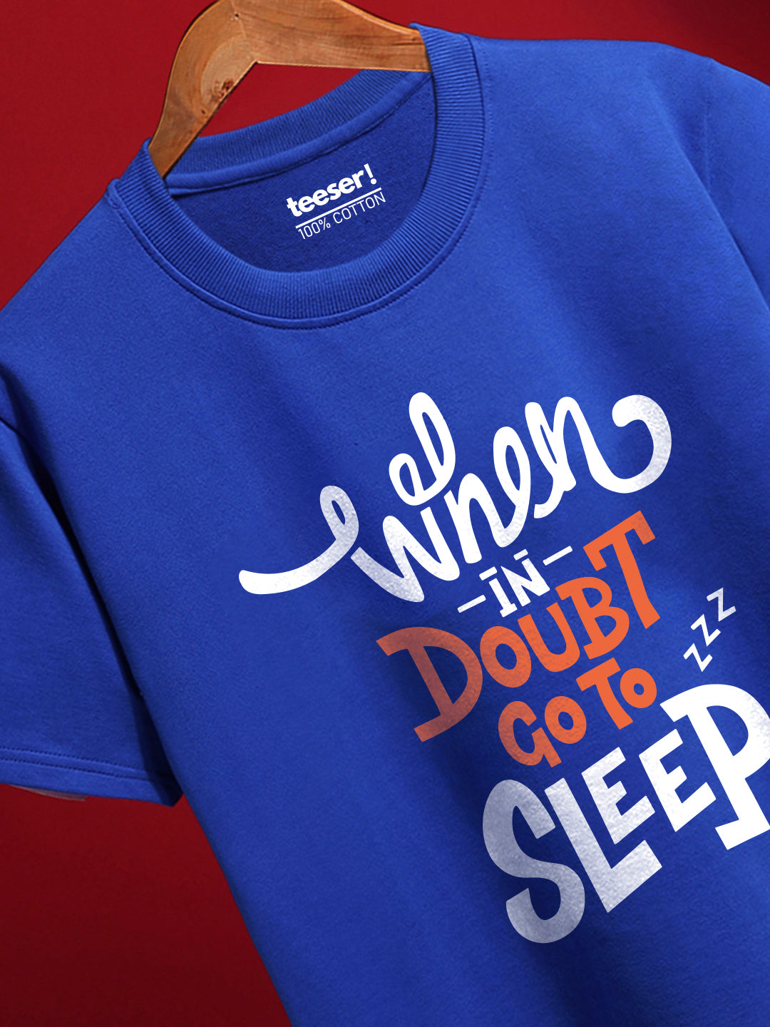 When in Doubt Go to Sleep Regular Fit T-Shirt