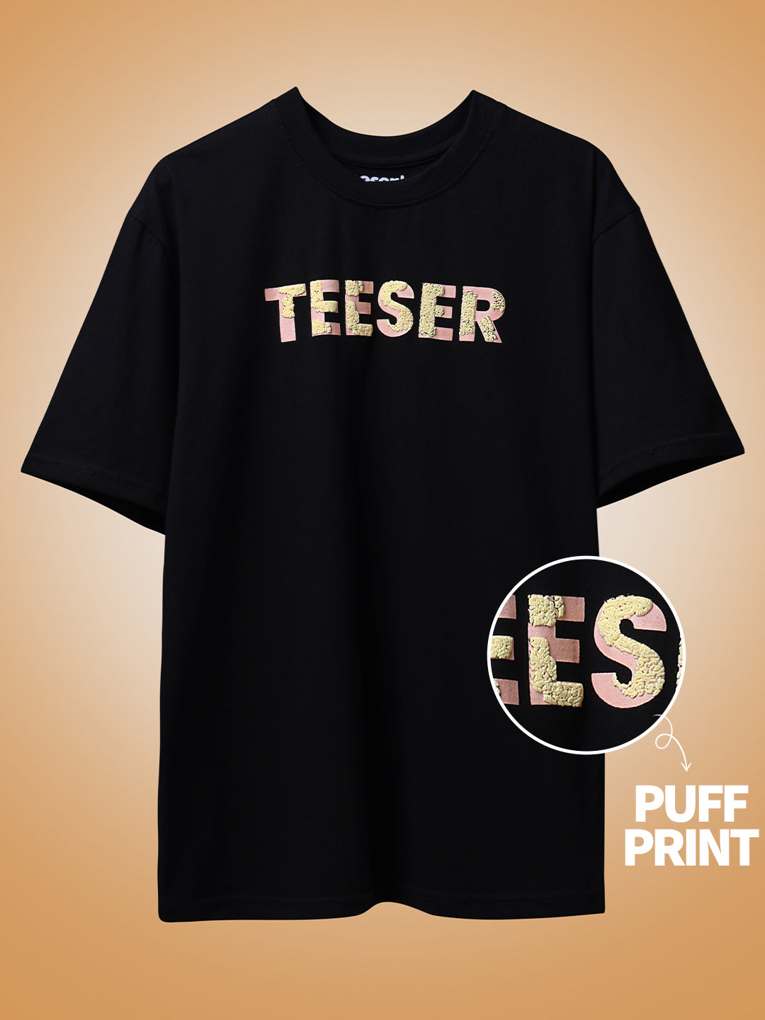 Tiger Puff Print Unisex Oversized T-Shirt