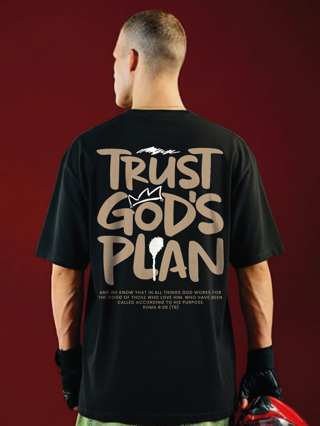 Trust God Plan Oversized Fit T-Shirt