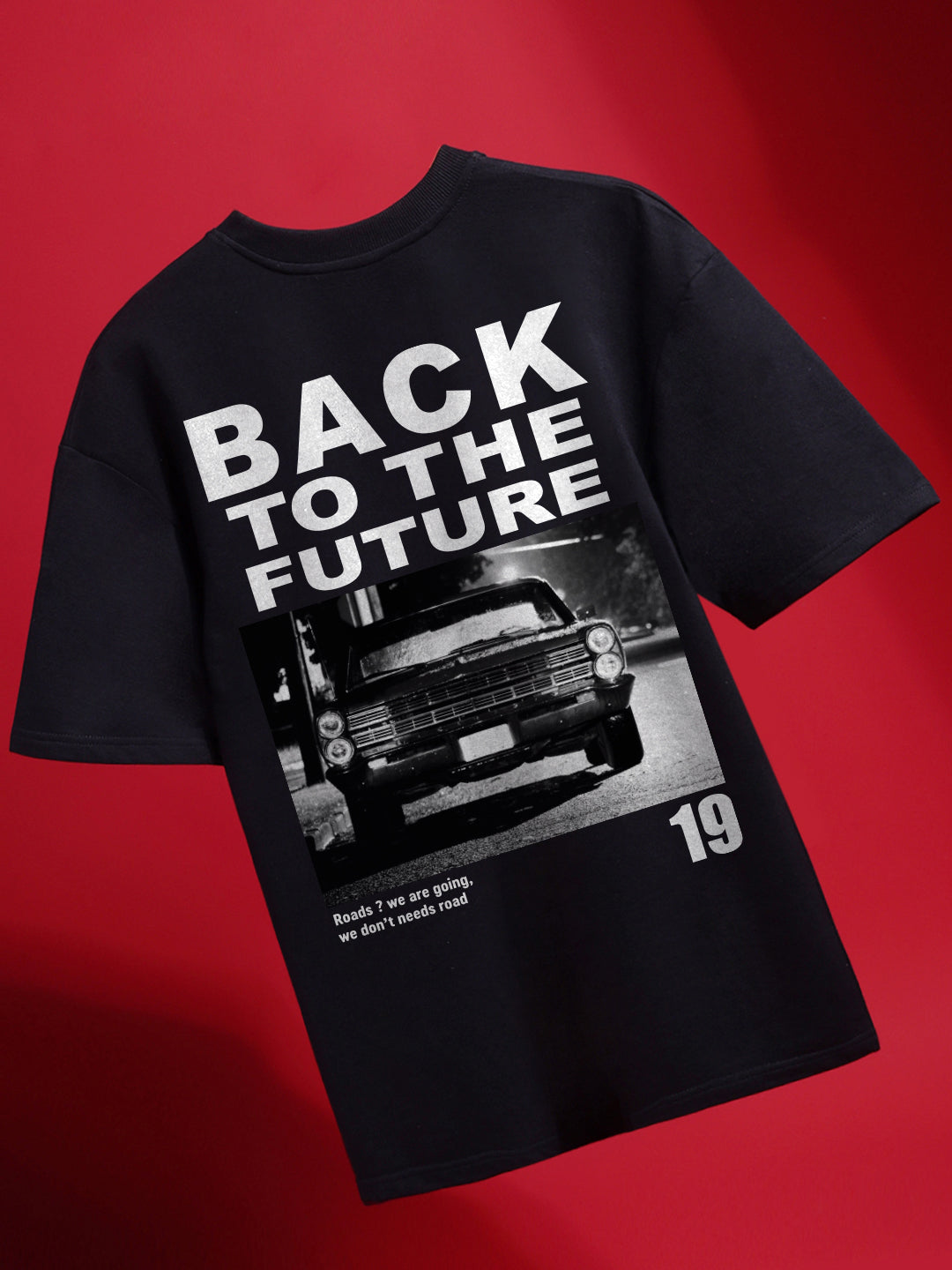 Back to the Future Oversized Fit T-Shirt