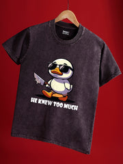 He Knew Too Much Regular Crew Neck T-Shirt