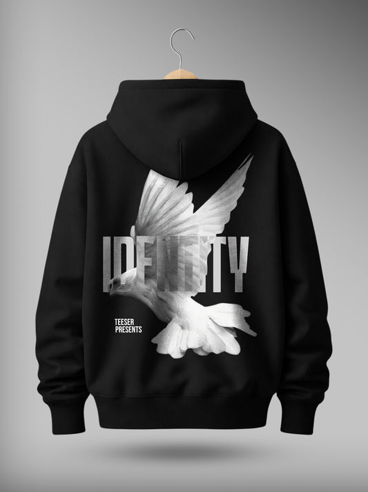 Identity Drop Shoulder Graphic Hoodie