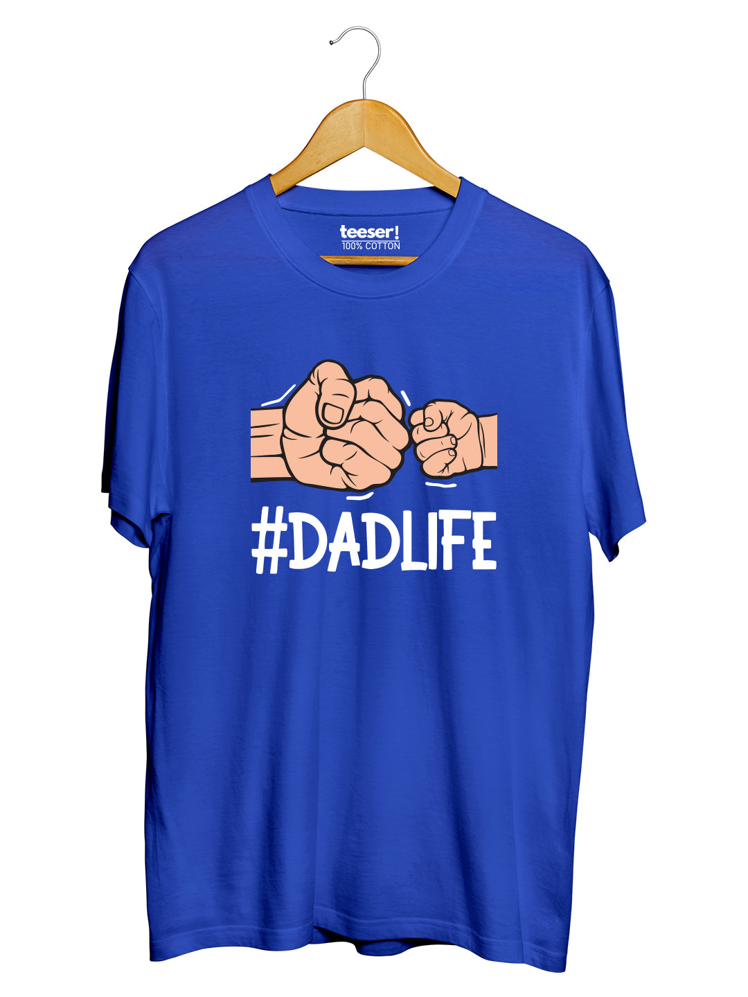 تيشيرت "DAD LIFE" بقصة عادية