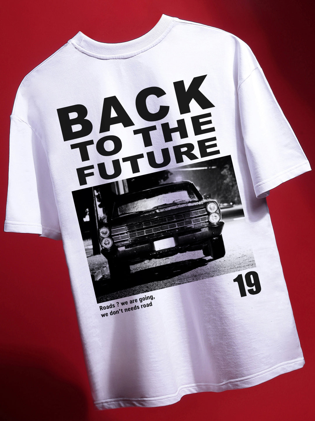 Back to the Future Oversized Fit T-Shirt
