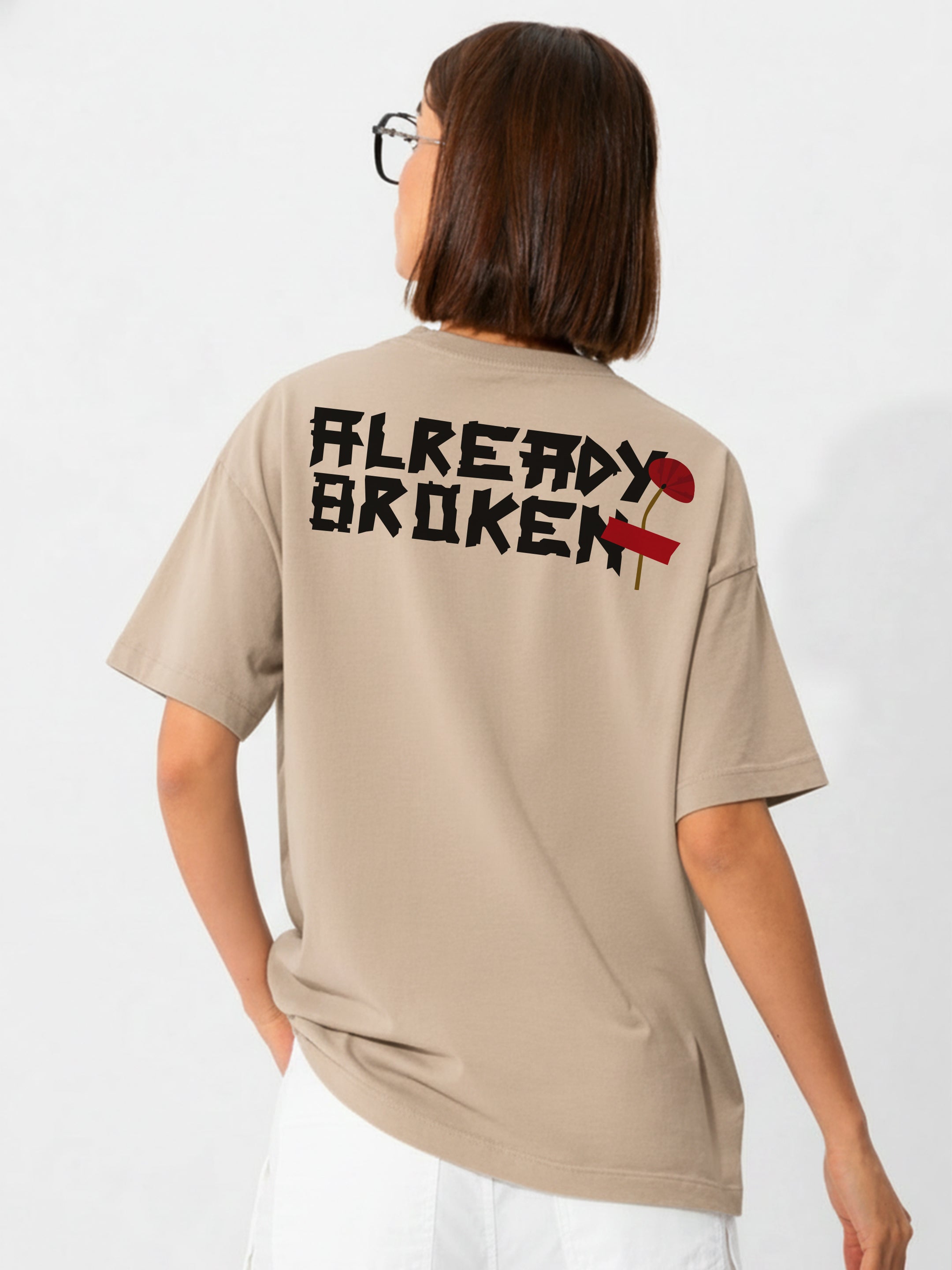 Already Broken Oversized Fit T-Shirt For Women