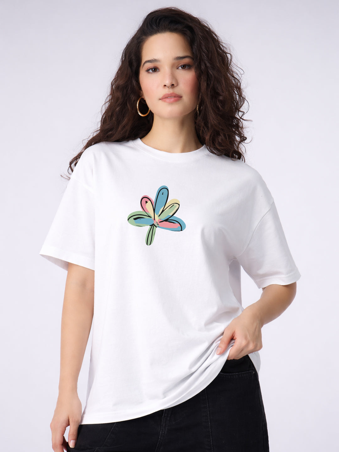 Chaos Oversized Fit T-Shirt For Women