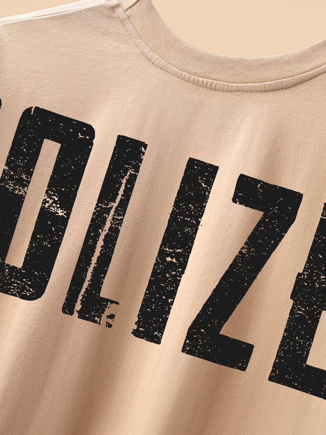 Polizei Oversized Fit T-Shirt