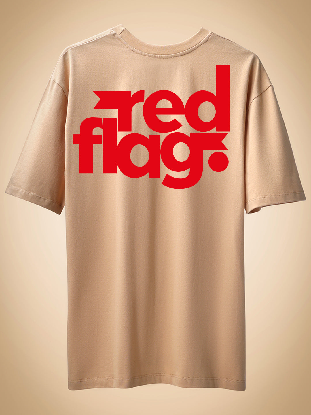 Red Flag Oversized Fit T-Shirt