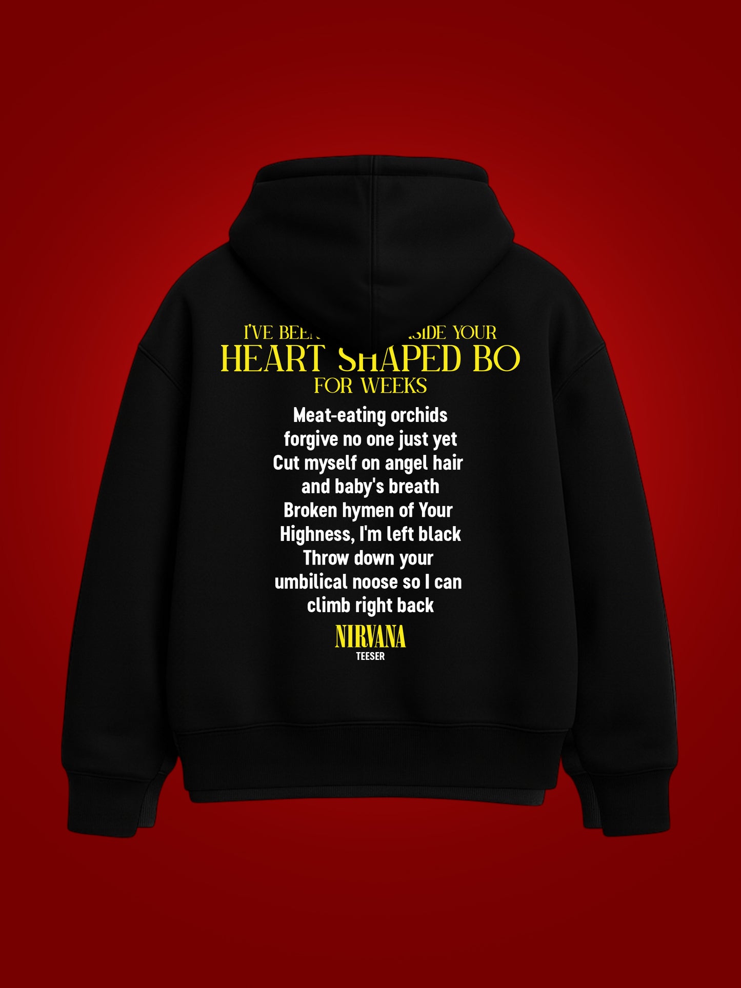 Nirvana Oversized Graphic Hoodie