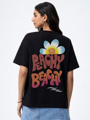 Peachy Beachy Oversized T-Shirt