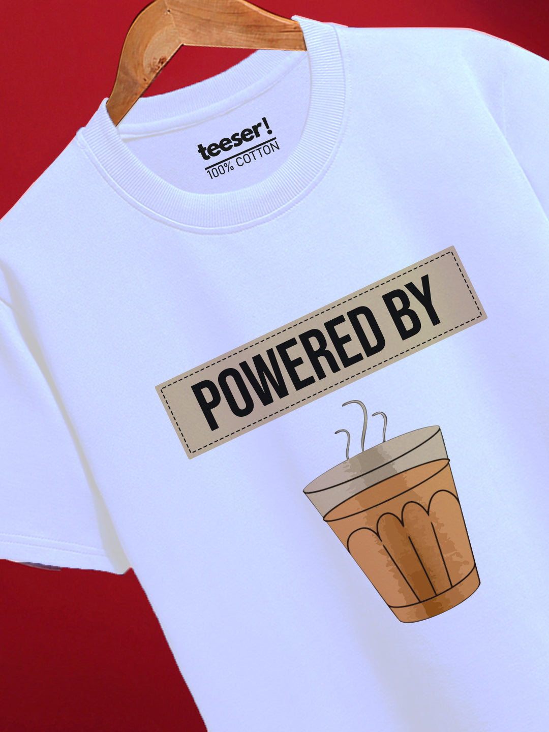 Powered by Chai Regular Fit T-Shirt