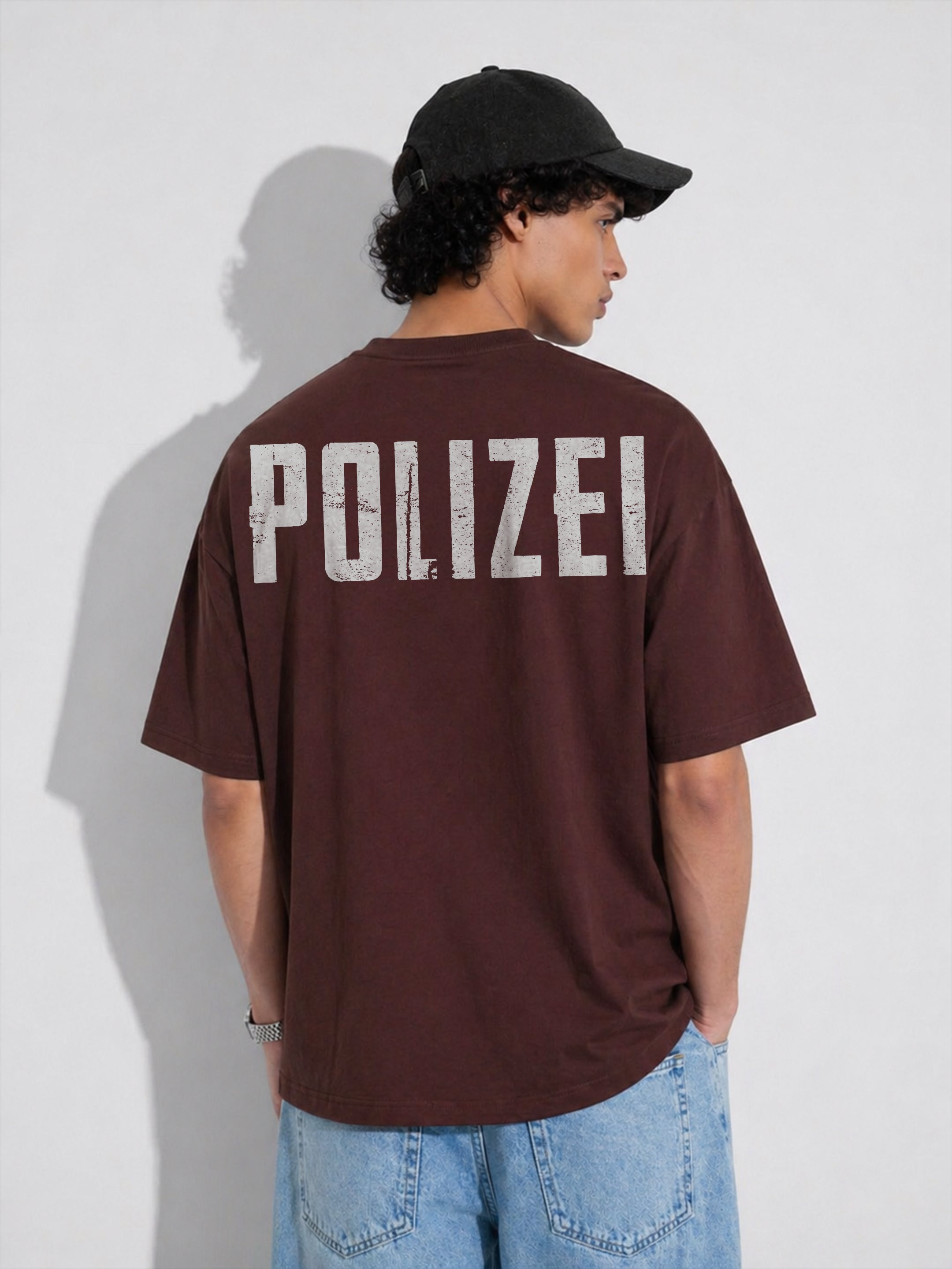 Polizei Oversized Fit T-Shirt