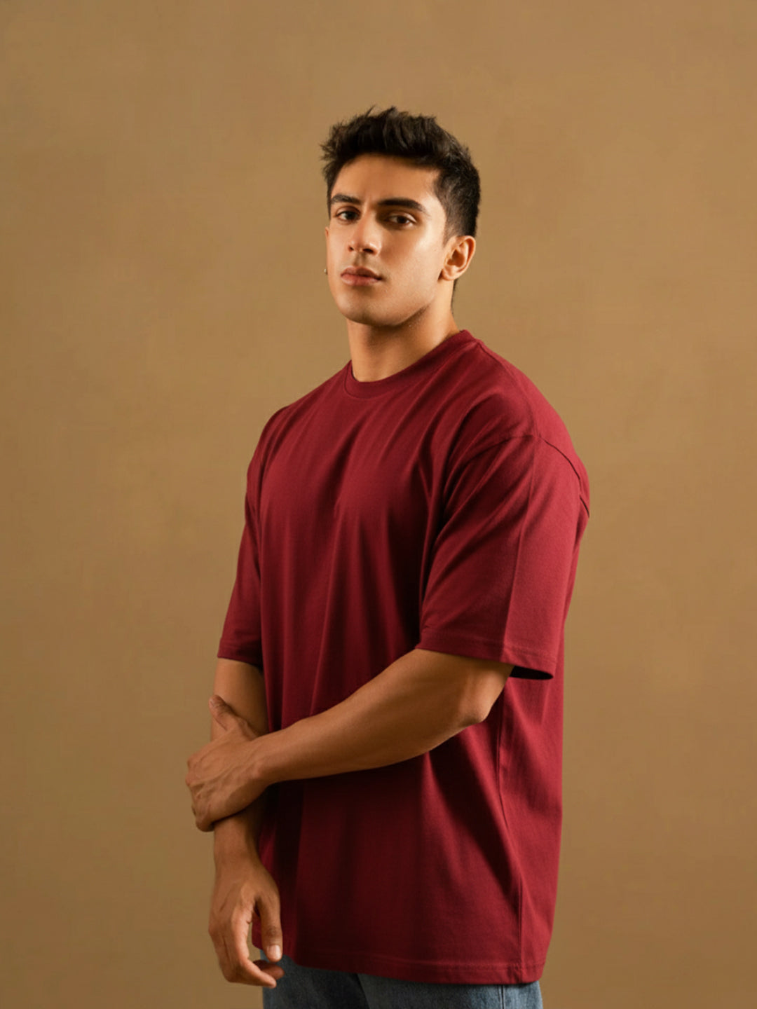 Classic Maroon Oversize T-Shirt