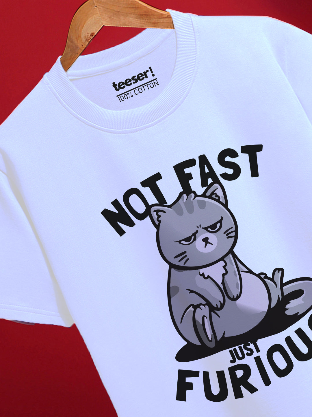 Not Fast Just Furious Regular Fit T-Shirt