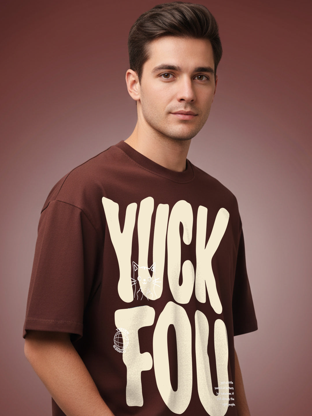 Yuck Fou Oversized Fit T-Shirt