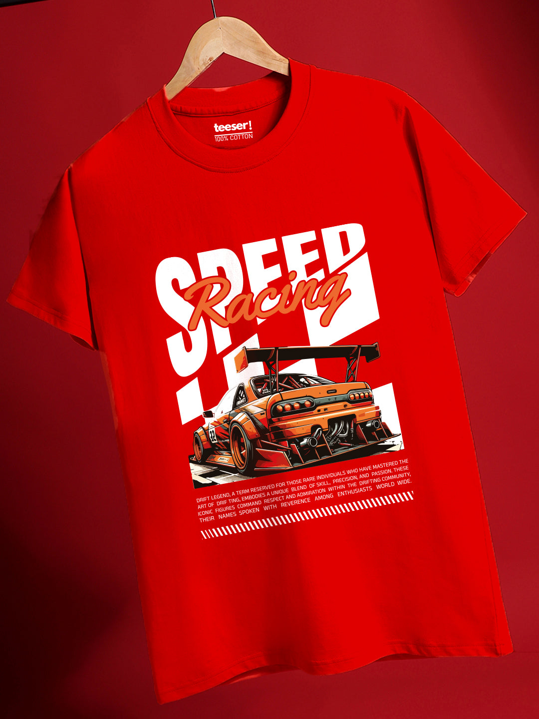 Speed Racing Regular Fit T-Shirt