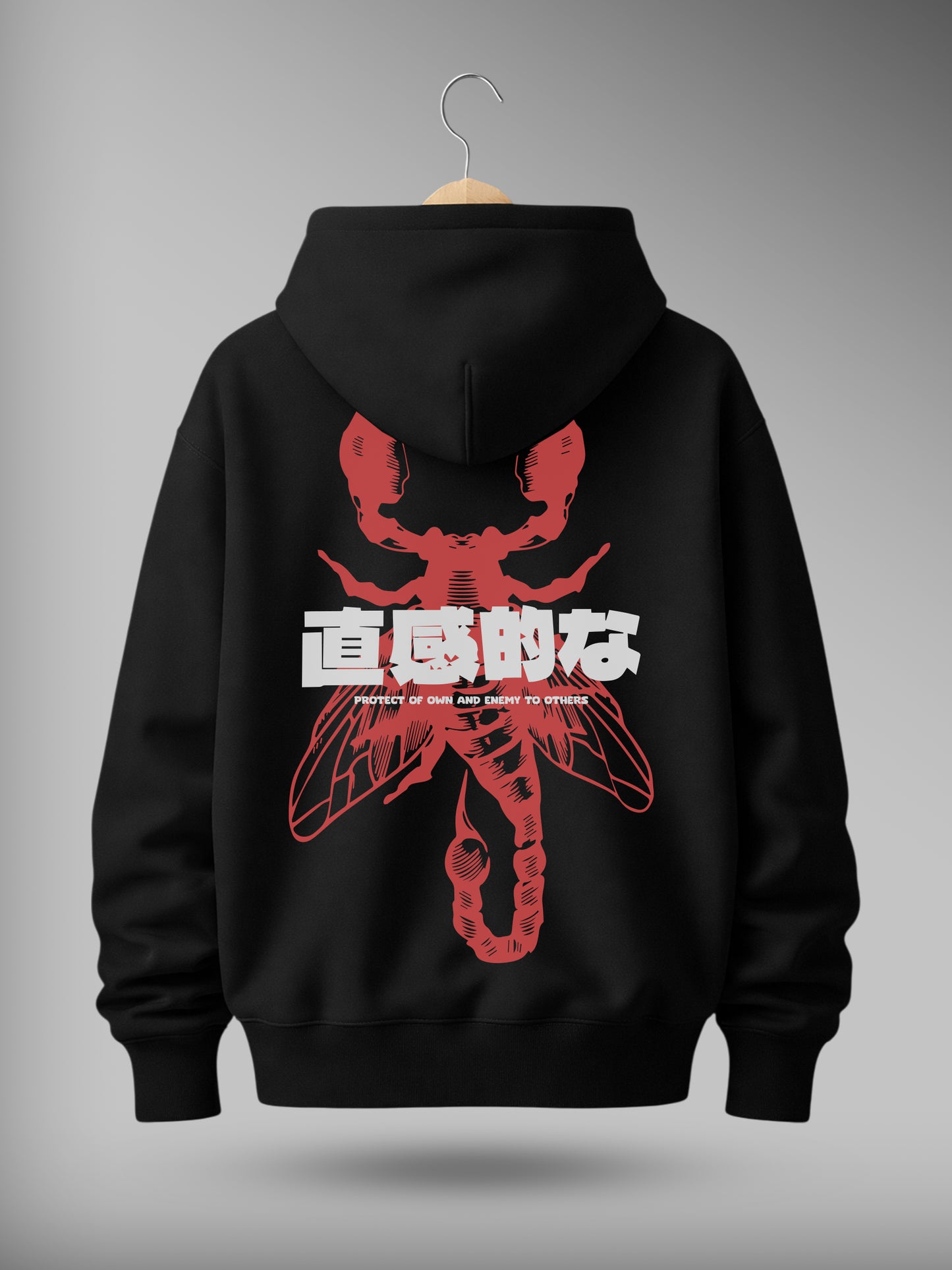 Protect Drop Shoulder Graphic Hoodie