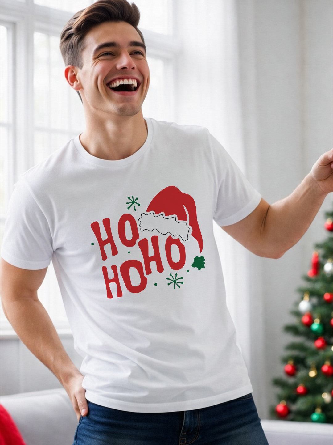 Men Holiday Christmas Regular T-Shirt