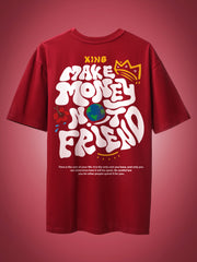 Make Money Not Friend Oversized Fit T-Shirt
