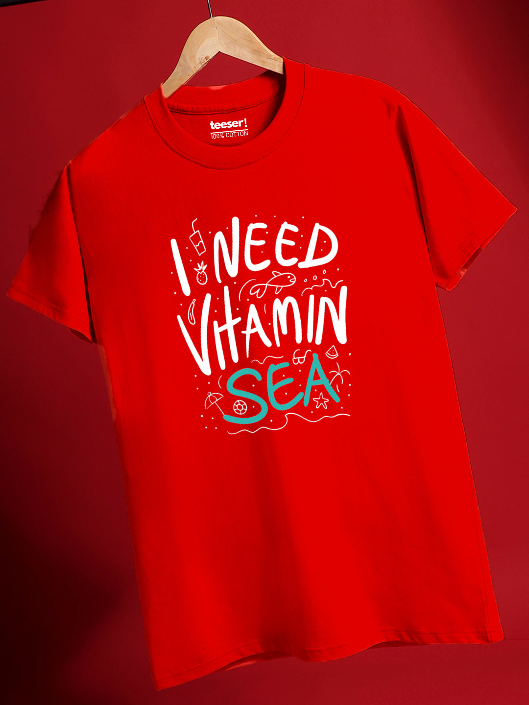 I Need Vitamin Sea Regular Fit T-Shirt