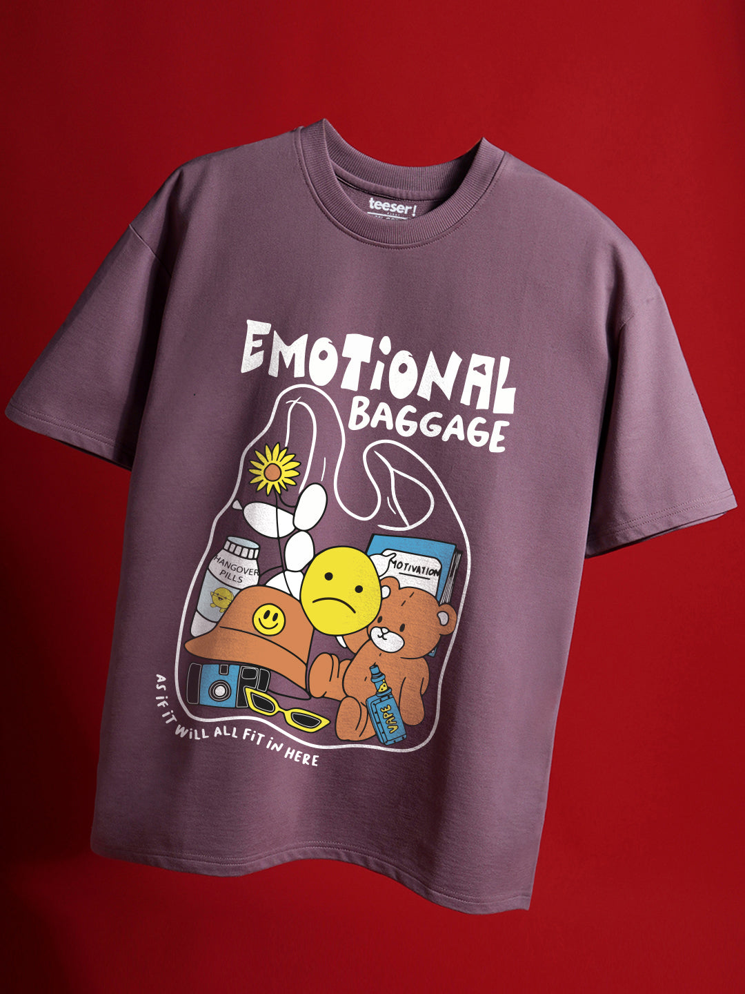 Emotional Baggage Oversized T-Shirt