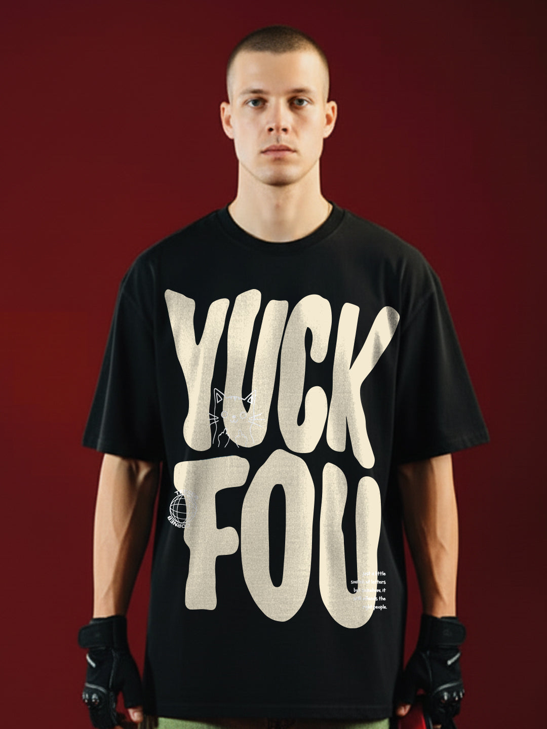 Yuck Fou Oversized Fit T-Shirt