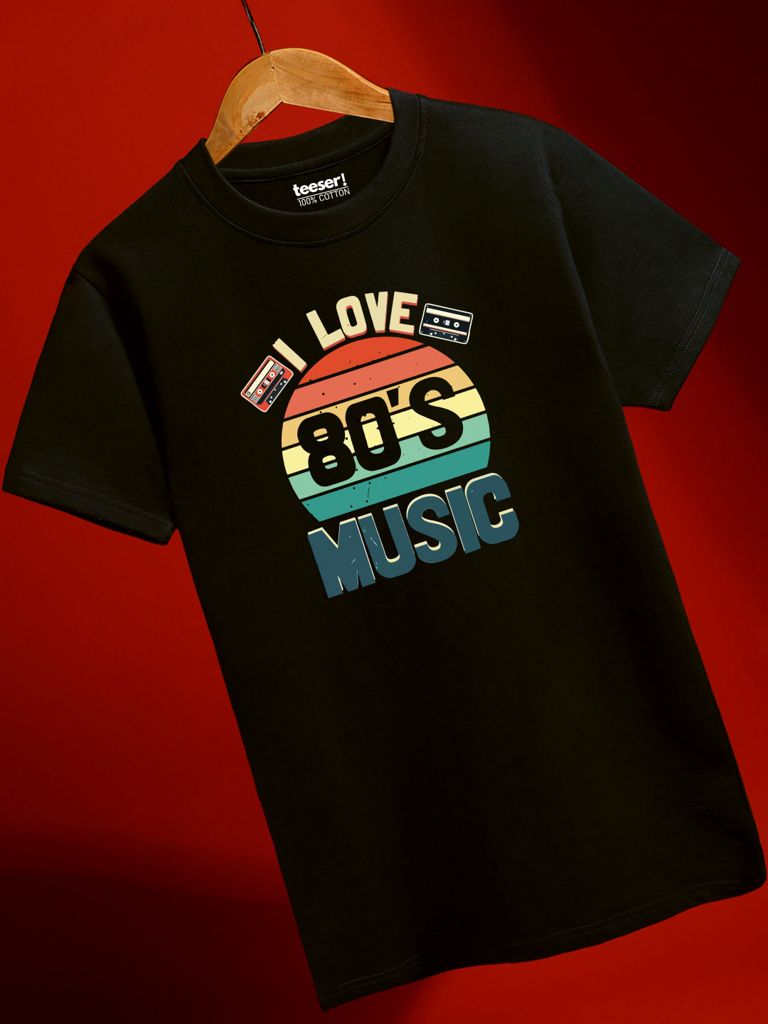I Love 80's Music Regular Fit T-Shirt