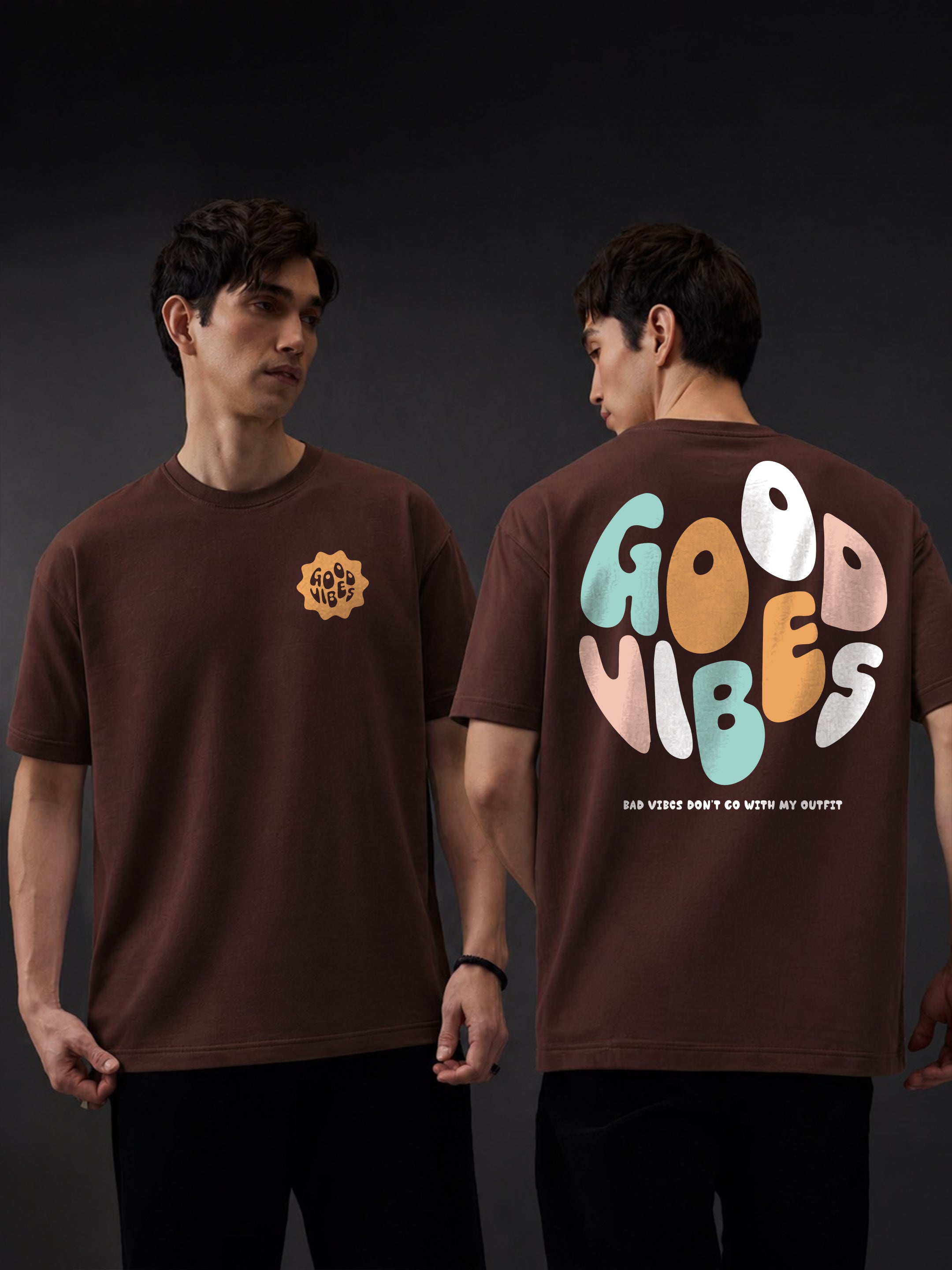 Good Vibes Only Oversized T-Shirt