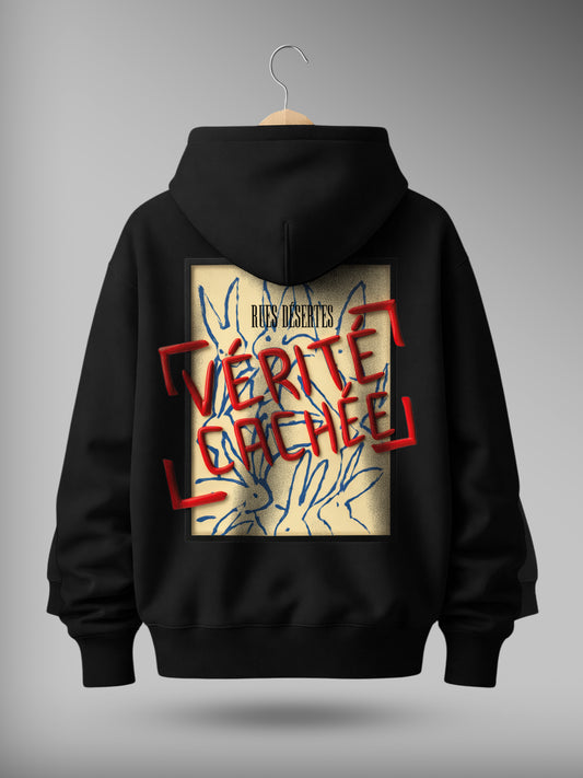 Verite Cache Drop Shoulder Graphic Hoodie