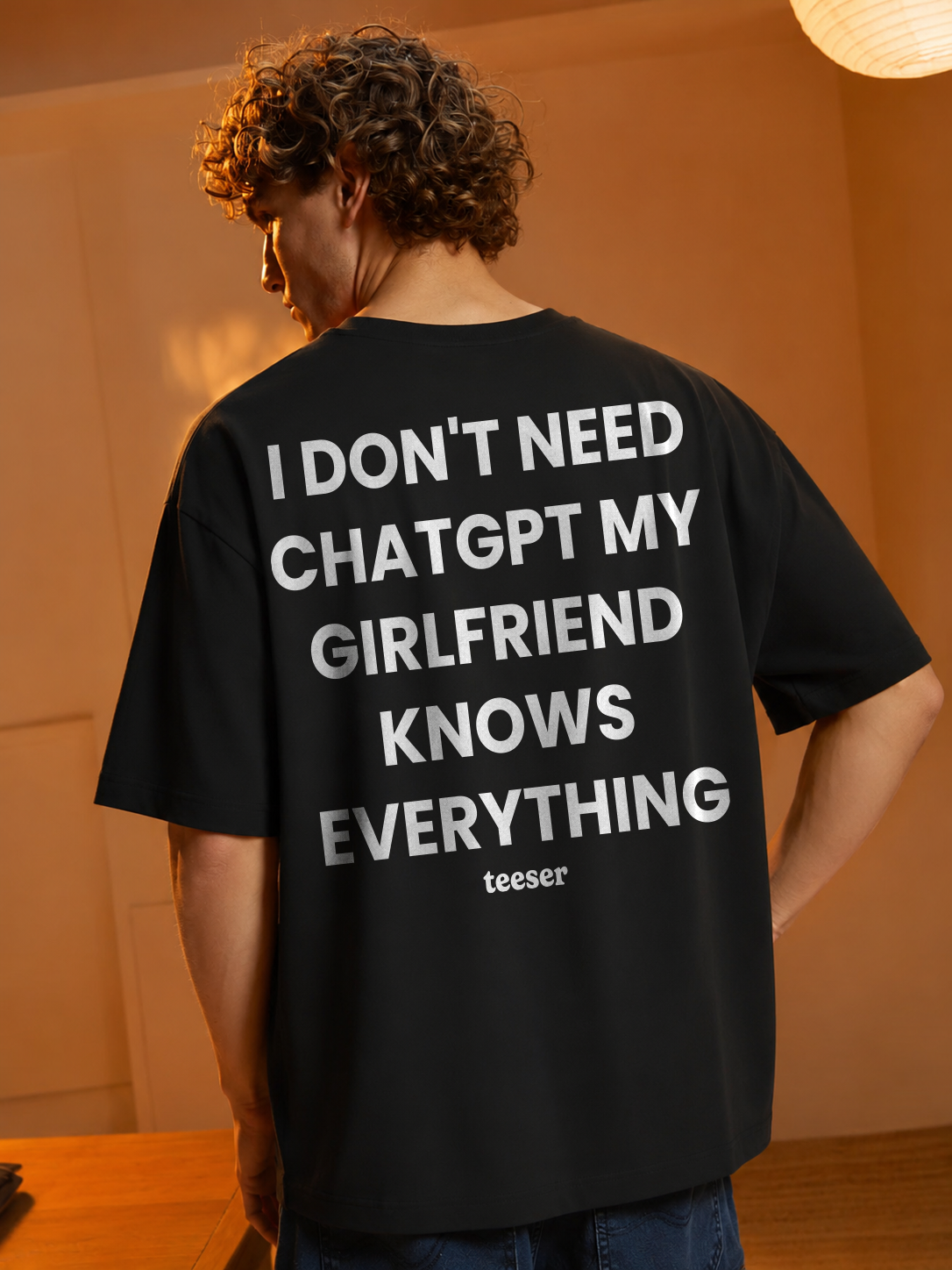 My Girlfriend Knows Everything Oversized T-Shirt