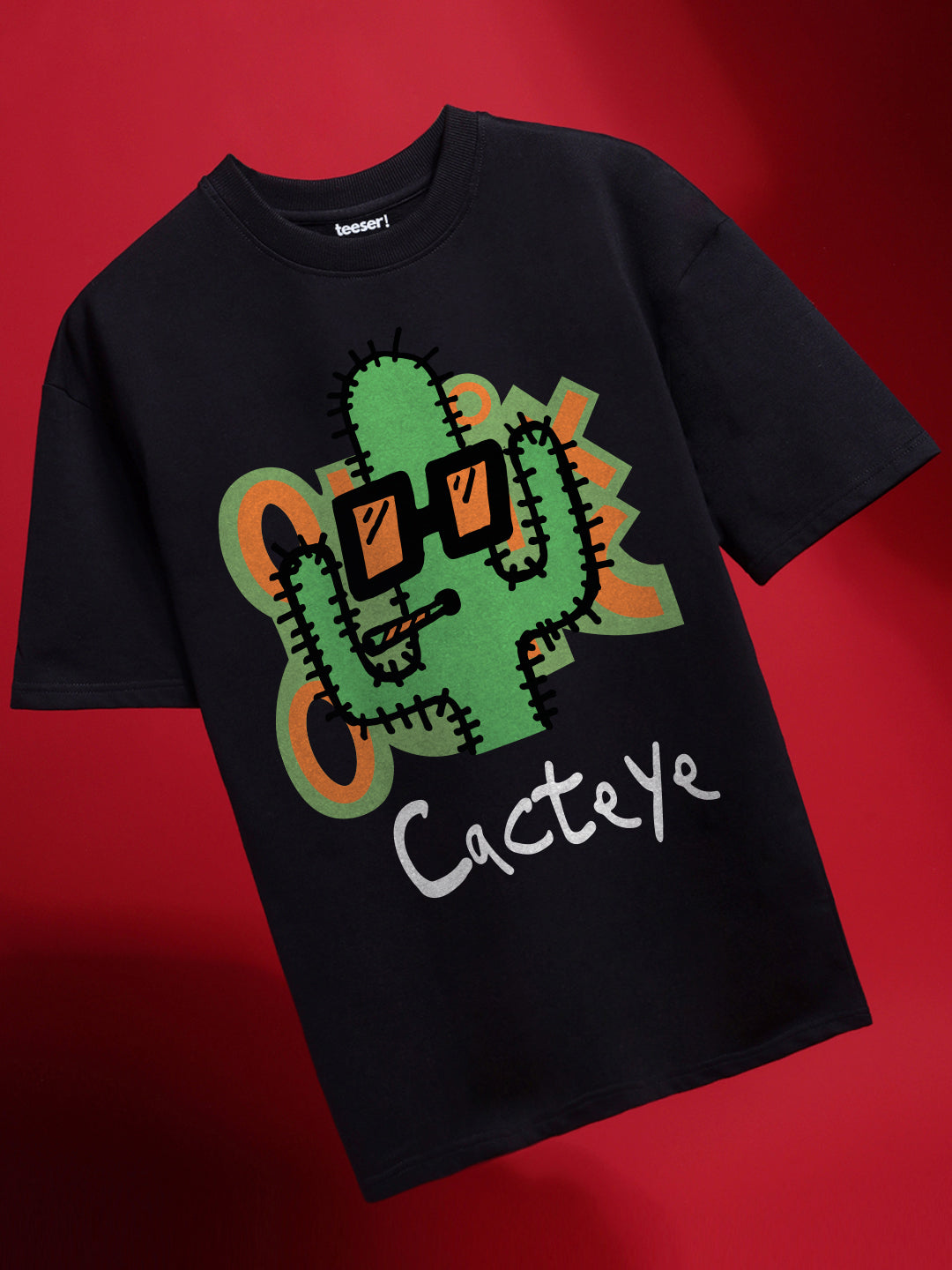 تيشيرت Cacteye بقصة واسعة