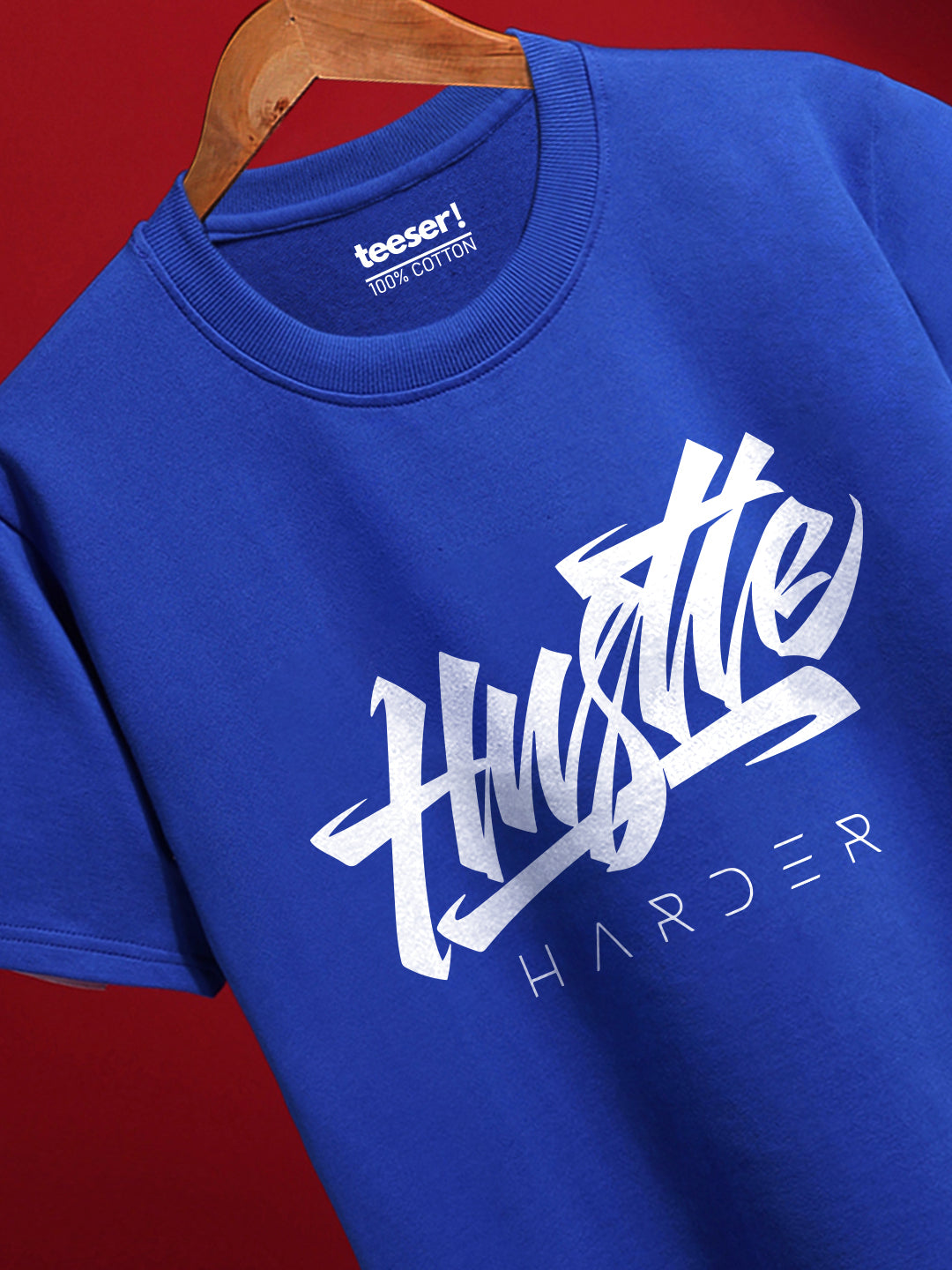Hustle Harder Regular Fit T-Shirt