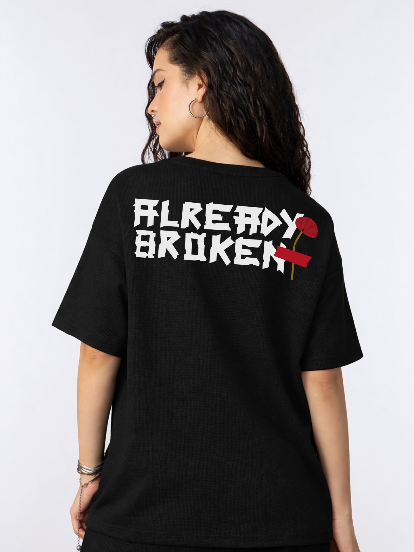 Already Broken Oversized Fit T-Shirt For Women