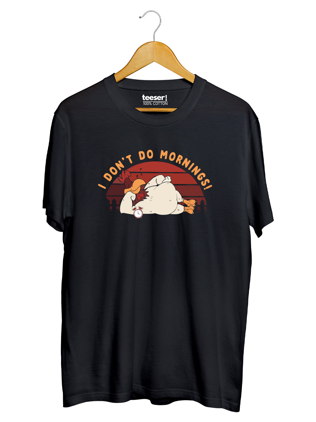 I DON'T DO MORNINGS Regular Fit T-Shirt