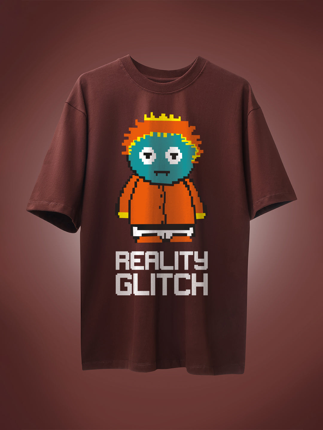 Reality Glitch Oversized Fit T-Shirt