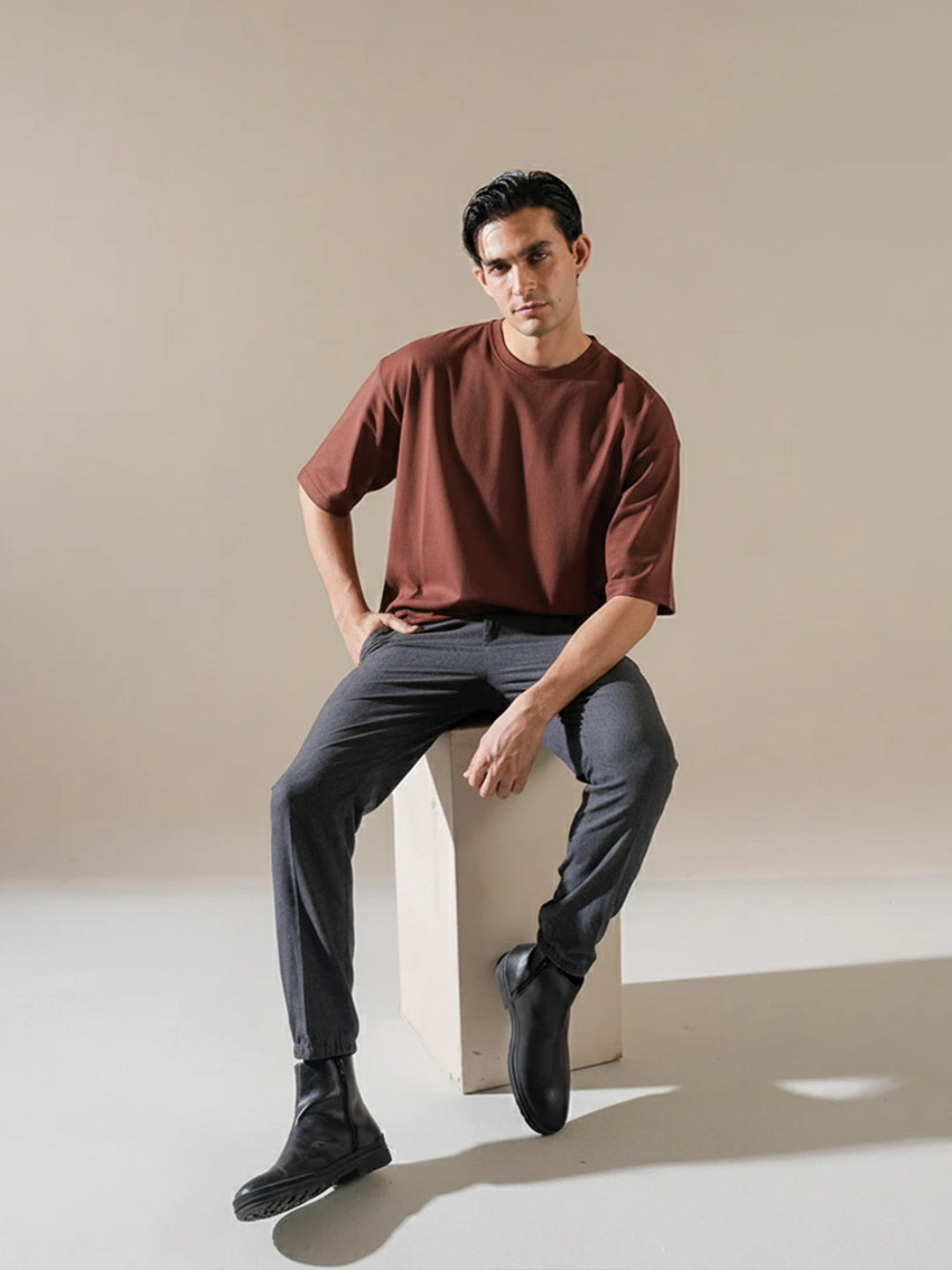 Classic Brown Oversize T-Shirt