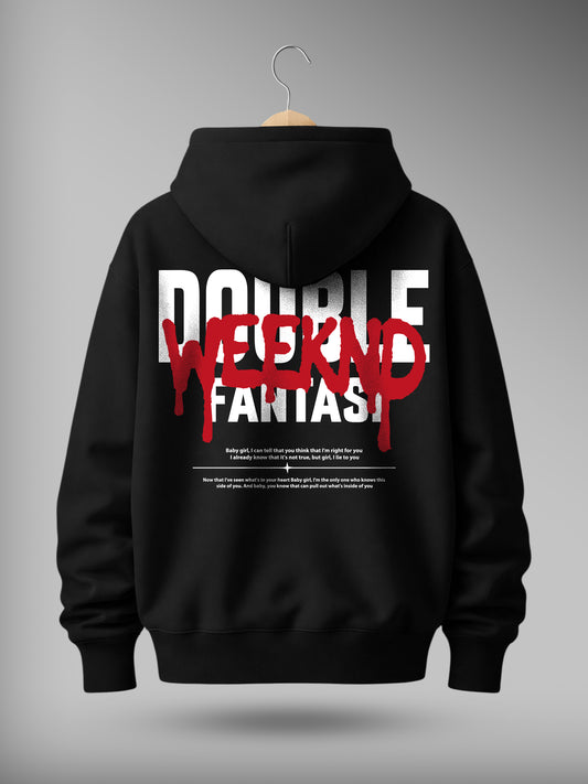 Weekend Drop Shoulder Graphic Hoodie