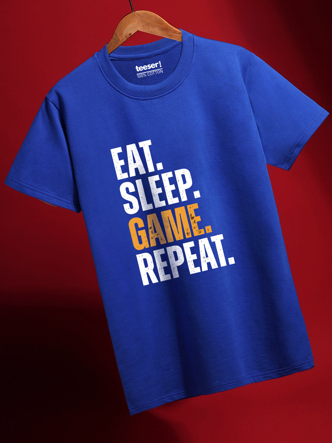 Eat Sleep Game Repeat Regular Fit T-Shirt