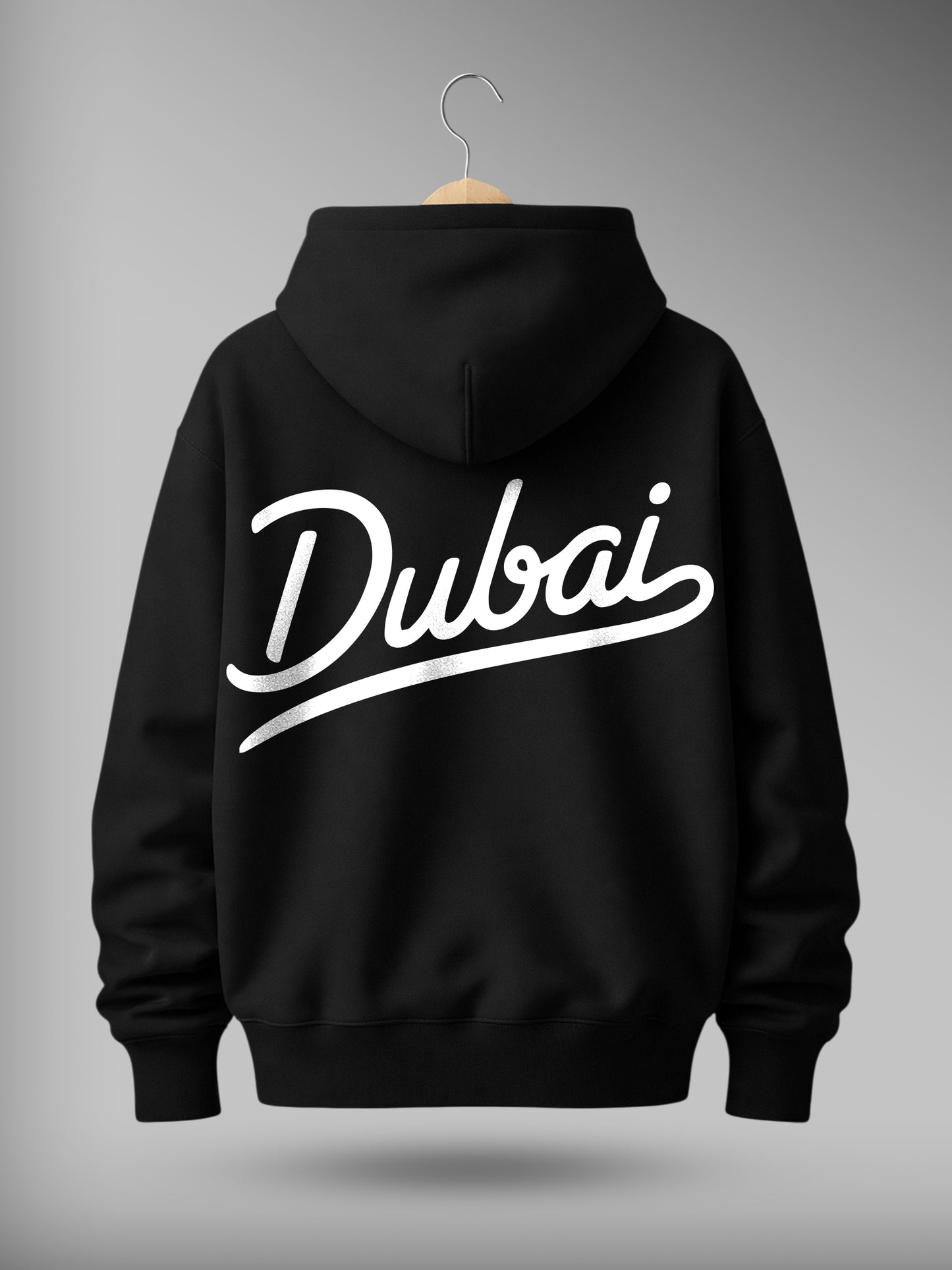 Dubai Drop Shoulder Graphic Hoodie