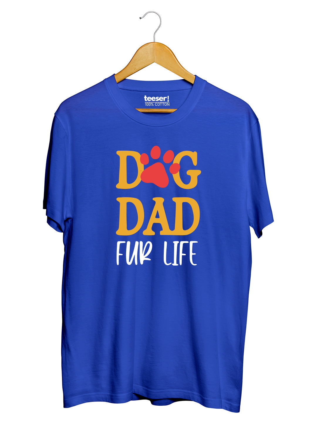 Dog Dad For Life Men’s Regular Fit T-Shirt